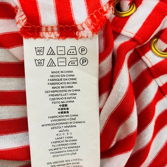 MICHAEL KORS Top M short sleeve red white gold - Picture 9 of 13